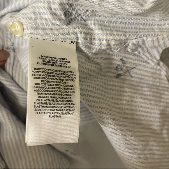 Ralph Lauren‎ Oxford Skull & Oars Striped Button Down Mens Sz 2XL Classic Fit - Picture 8 of 9